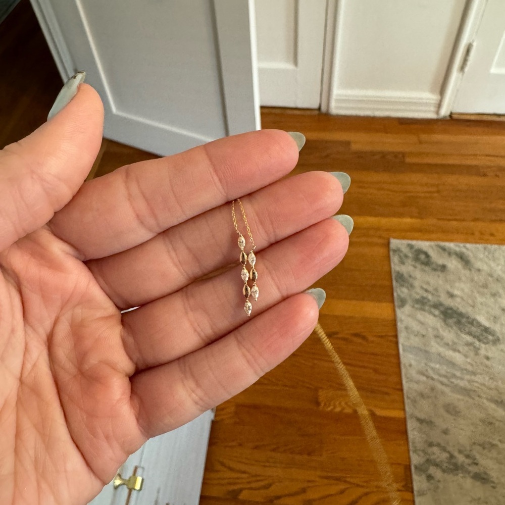 Dana Rebecca 14k gold necklace with diamonds